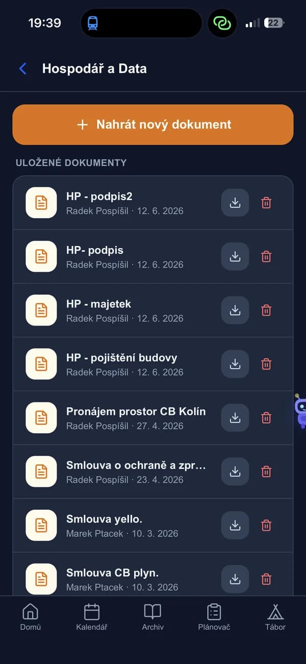 Hospodář & data