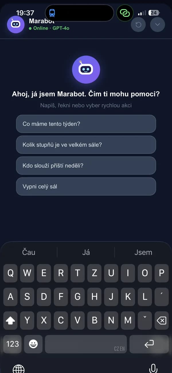 Marabot — asistent, který zná váš sbor